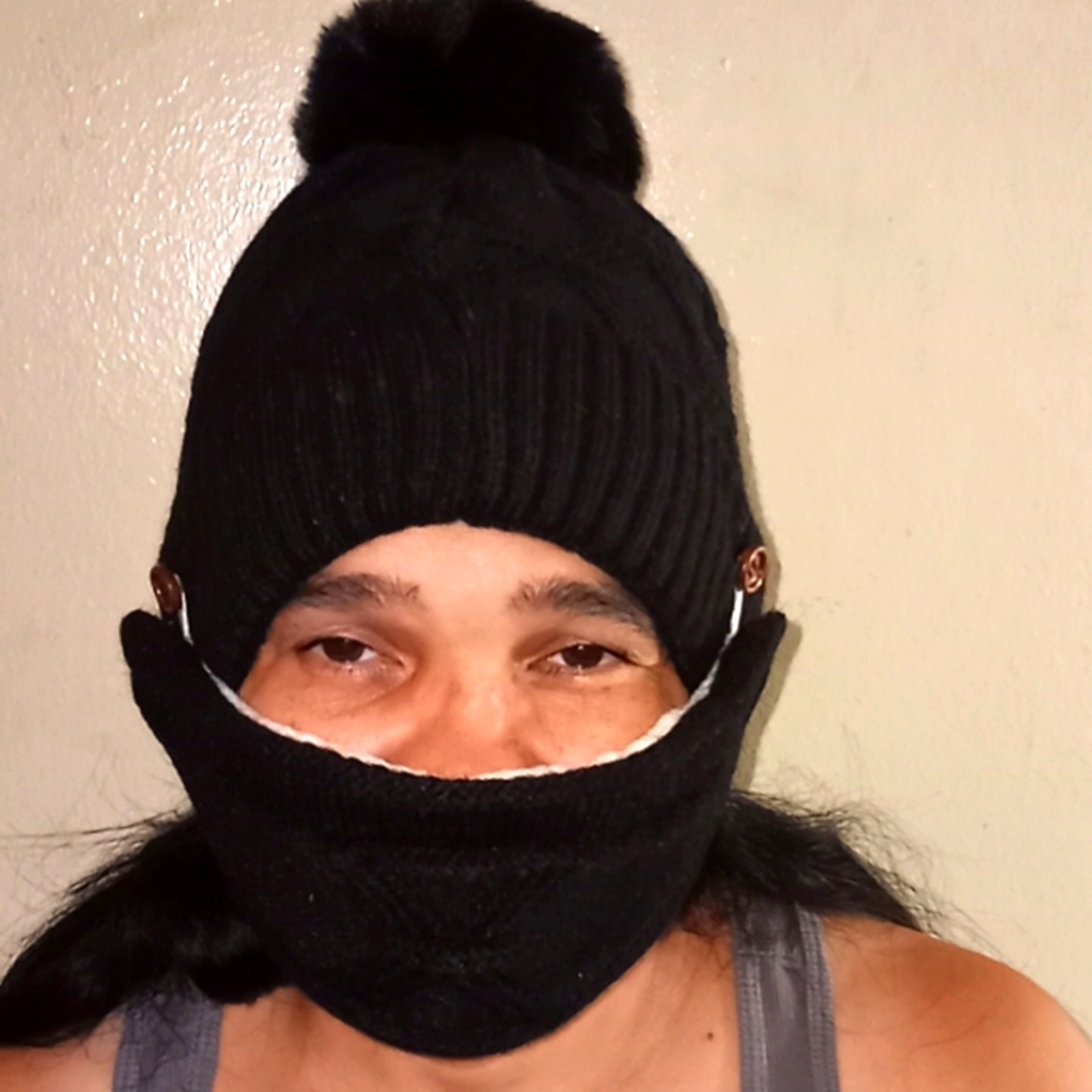 Hats with detachable masks